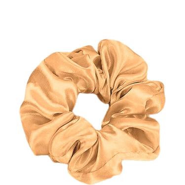 Imagem de Nobrand - Scrunchie Xuxinha De Cetim Amarelo Ouro