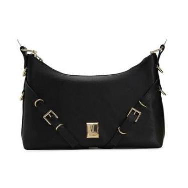 Imagem de Bolsa Vizzano Napa Soft Feminino Preta Moderna e Leve-Feminino