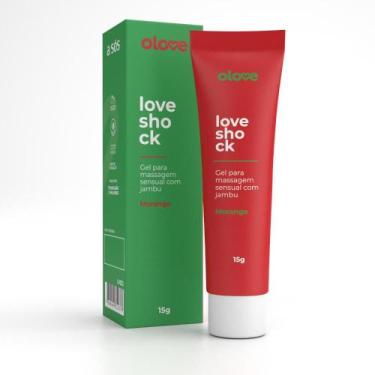 Imagem de Gel Eletrizante Loveshock Sabor Morango e Jambu Olove 15g - A SÓS