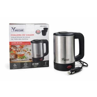 Imagem de Copo Chaleira Para Carro Caminhão 12 Volts Chá Café Água - Vijodi