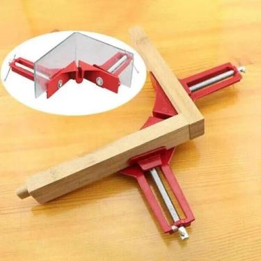 Imagem de Grampo De Esquadria 90 Graus Multifuncional Para Quadros Ferramenta De