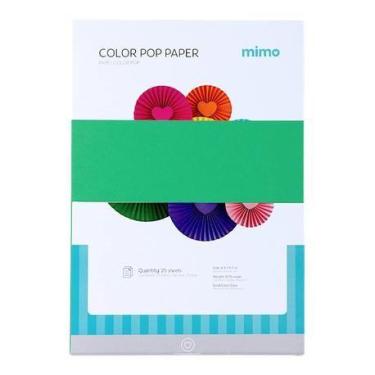 Imagem de Papel Color Pop Verde Nature Mimo - A4 - 180 gr - 25 unds