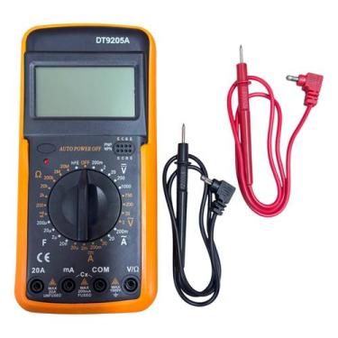 Imagem de Multímetro e Capacímetro Digital Portátil Resetável - Brazan