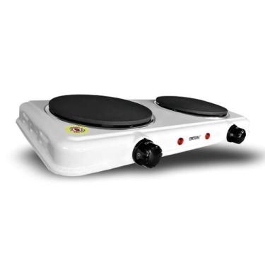 Imagem de Fogão De Indução Portátil 2 Bocas 127v 2000w Potencia Total Branco 127