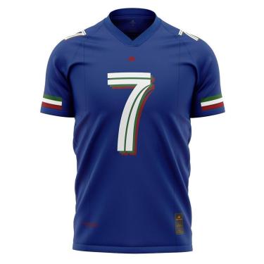 Imagem de Camisa Dry Itália Azul Football Original Rinno Class-Masculino