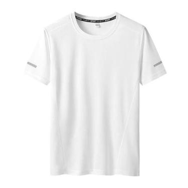 Imagem de Camiseta Masculina plus Size 9XL De Secagem Rápida Com Gola Redonda E 