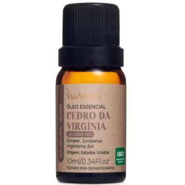 Imagem de Óleo Essencial Cedro Da Virginia 100% Natural Via Aroma 10ml - Puro e 