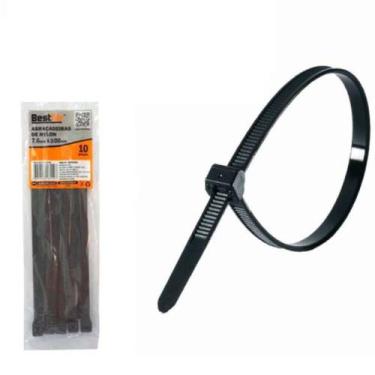 Imagem de Abraçadeira de nylon 7,6 mm x 30 cm 10 peças - BFH2464 - Bestfer