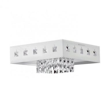 Imagem de Luminária Plafon LED Sobrepor 10W Quadrado Vienna Branco Bronzearte 22