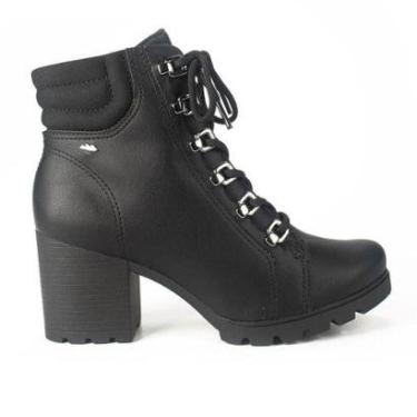 Imagem de Bota Coturno Feminina Dakota Salto Bloco G9591 Preta-Feminino