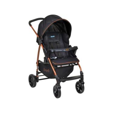 Imagem de Carrinho de Bebe Berço Passeio Burigotto Ecco Preto Cobre, Preto Cobre
