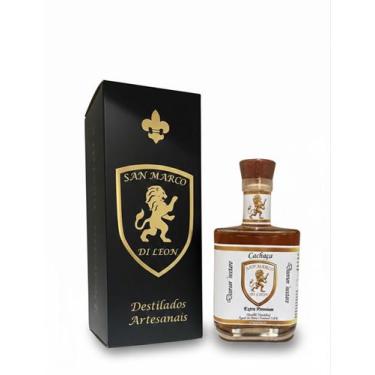 Imagem de CACHAÇA EXTRA PREMIUM SAN MARCO DI LEON - ENVELHECIDA - SABOR SUAVE AM