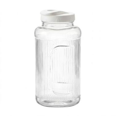 Imagem de Garrafa De Água Geladeira 1,3L C/ Tampa Higiênica Jarra Suco - - PLASU