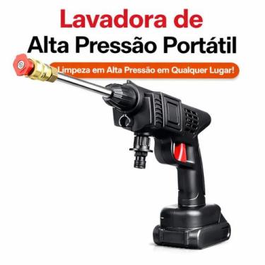 Imagem de Lavadora de Alta Pressão Portátil Recarregável com Jato Regulável Idea