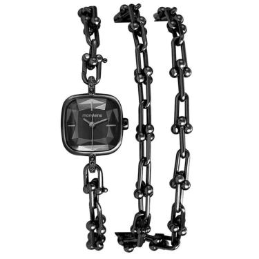 Imagem de Relógio Mondaine My Way Corrente 32853LPMVPM3 20mm Aço Inox Preto-Feminino