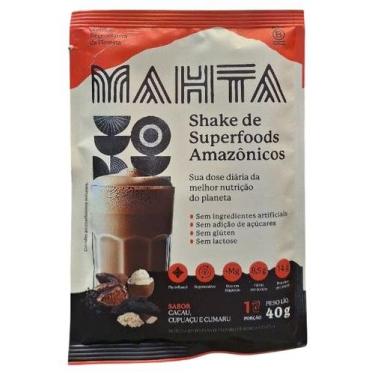 Imagem de Shake de superfoods amazônico cacau, cupuaçu e cumaru dose única 40gh 