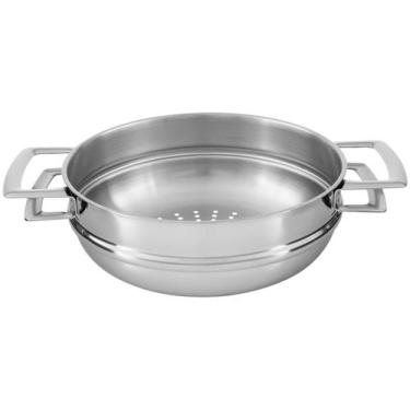 Imagem de Cozi-Vapore Tramontina Aço Inox Fundo Triplo Brava 20cm