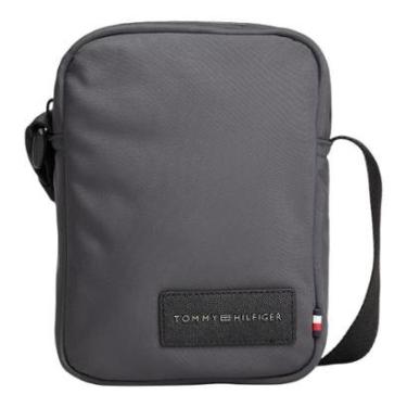 Imagem de Bolsa Shoulder Bag Tommy Hilfiger Repreve Mini Cinza Escuro-Masculino