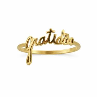 Imagem de Anel em Ouro 18K Gratidão - Joia de Compromisso - Justino Ribas, 12, B