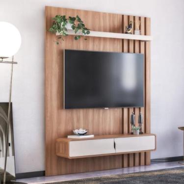 Imagem de Painel Ripado para TV até 50 Polegadas 144,4cmx180cm 2 Portas Otto - E