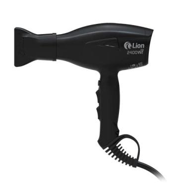 Imagem de Secador De Cabelo Profissional 2400w  Lion Pro, Preto perolado, 110V
