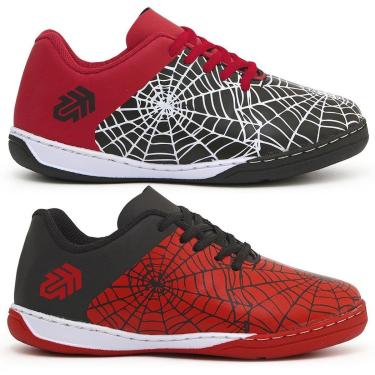 Imagem de Kit 2 Pares de Tênis Futsal Infantil Juvenil Salão Quadra-Unissex