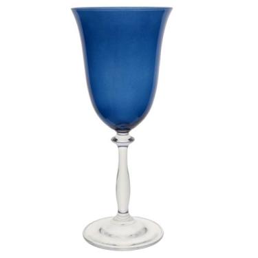 Imagem de Jogo 6 taças Agua Colorida Cristal Azul 350ml -Bohemia, 3 meses por de