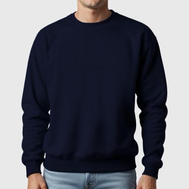 Imagem de Moletom Masculino Gola Redonda Básico Benellys-Masculino