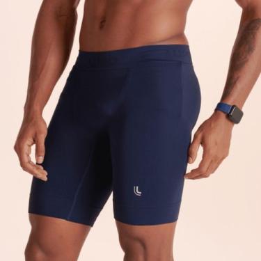 Imagem de Kit Com 2 Bermudas Masculina Térmica I-max Compressão Lupo, GG, Marinh