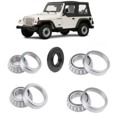 Imagem de Rolamentos Diferencial Dianteiro Jeep Wrangler 1997 até 2006 Dana 30 K