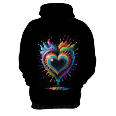Imagem de Blusa de Frio do Orgulho LGBT Coração Amor 20 - Kasubeck Store®, Inf 0