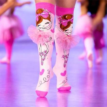 Imagem de Meias 3D Infantil Maluca Divertida Personagens oi - NoBrand, Bailarina