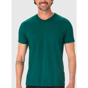 Imagem de Camiseta Manga Curta Malwee 1000004422 Masculina Gola V Algodão T. P/XGG-Masculino