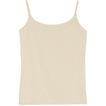 Imagem de Regata Alças Finas Enfim 1000131768 Feminina Decote Redondo Poliamida T. P/GG-Feminino