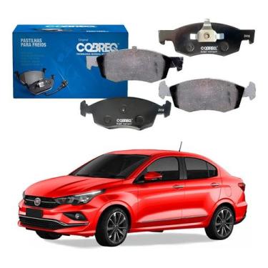 Imagem de Jogo Pastilha Freio Dianteira Fiat Cronos 1.3 2018 A 2021 - Cobreq
