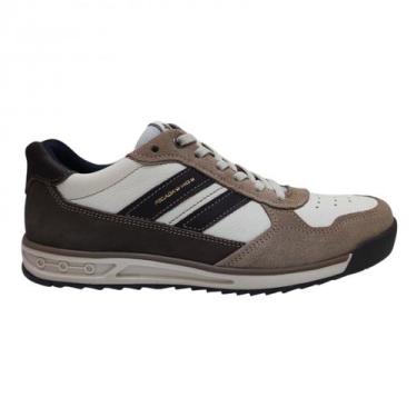 Imagem de Sapatenis Em Couro Masculino Pegada Estiloso 112504, Bege, 40