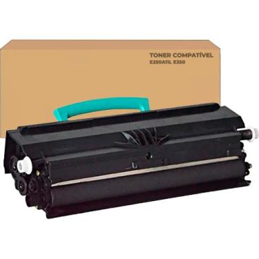 Imagem de Toner compatível com impressoras lexmark e350 E250, E250d, E250dn, E35