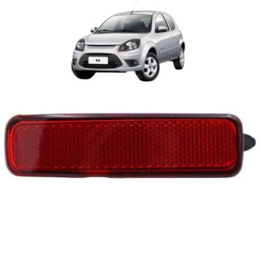 Imagem de Refletor Olho Gato Parachoque Traseiro Ford Ka 2011 2012 2013 - DSC