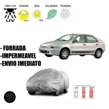 Imagem de Capa Automotiva para cobrir Carro FIAT BRAVA FORRADA G - Impermeável e