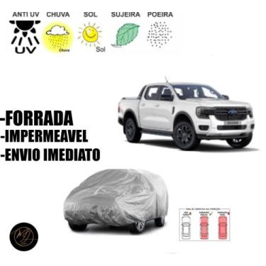 Imagem de Capa de Cobrir Carro FORD RANGER FORRADA GG- Impermeável e Total Prote
