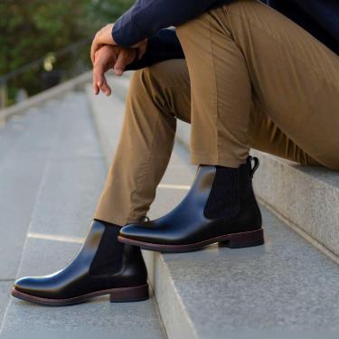 Imagem de Bota Masculina Chelsea de Couro Casual NS Houston2 - Conforto e Praticidade no Diia a D...
