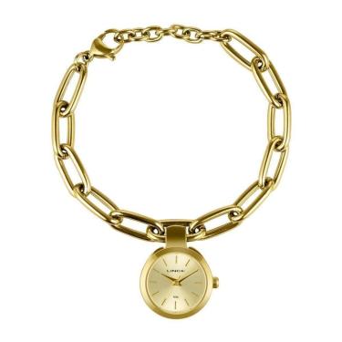 Imagem de Relógio Lince Feminino Dourado LRG4875L24 C1KX-Feminino
