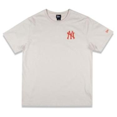 Imagem de CAMISETA NEW ERA LIFESTYLE NEW YORK YANKEES MLB BEGE-Masculino