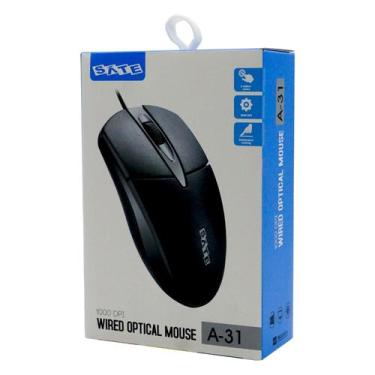 Imagem de Mouse Sate A-31 Optico USB Preto - Satellite