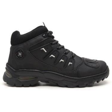 Imagem de Bota Coturno Adventure Motoqueiro Reforçada Biqueira Preto - Granado, 