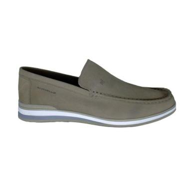 Imagem de Mocassim Em Couro Rafarillo 2803 Masculino, Cinza, 42