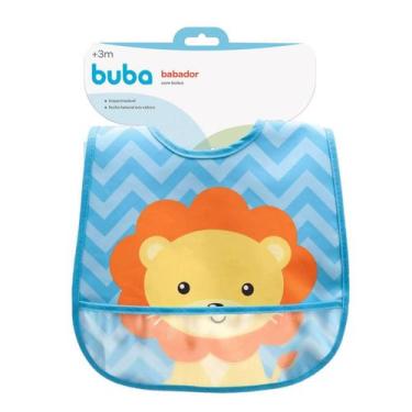 Imagem de Babador Impermeável Fun Leãozinho Pega Migalhas Buba