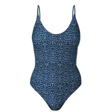 Imagem de Maiô feminino  alças animal print fps 50+ she beachwear ref:372.04 - S