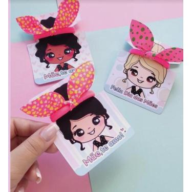 Imagem de Card xuxinhas laço - .