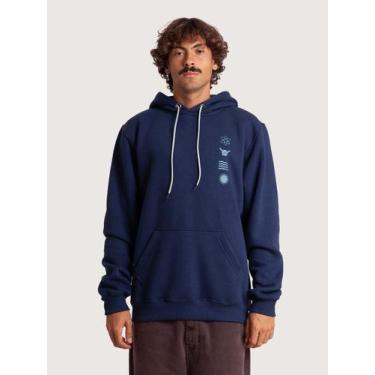 Imagem de Blusa de Moletom Canguru Hang Loose Soul Original Active, Marinho, GG